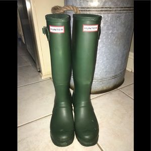 Hunter Original Tall Rain Boot size 7